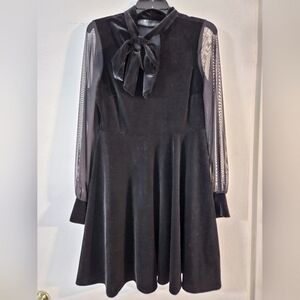 Foxblood Black formal mini dress XL